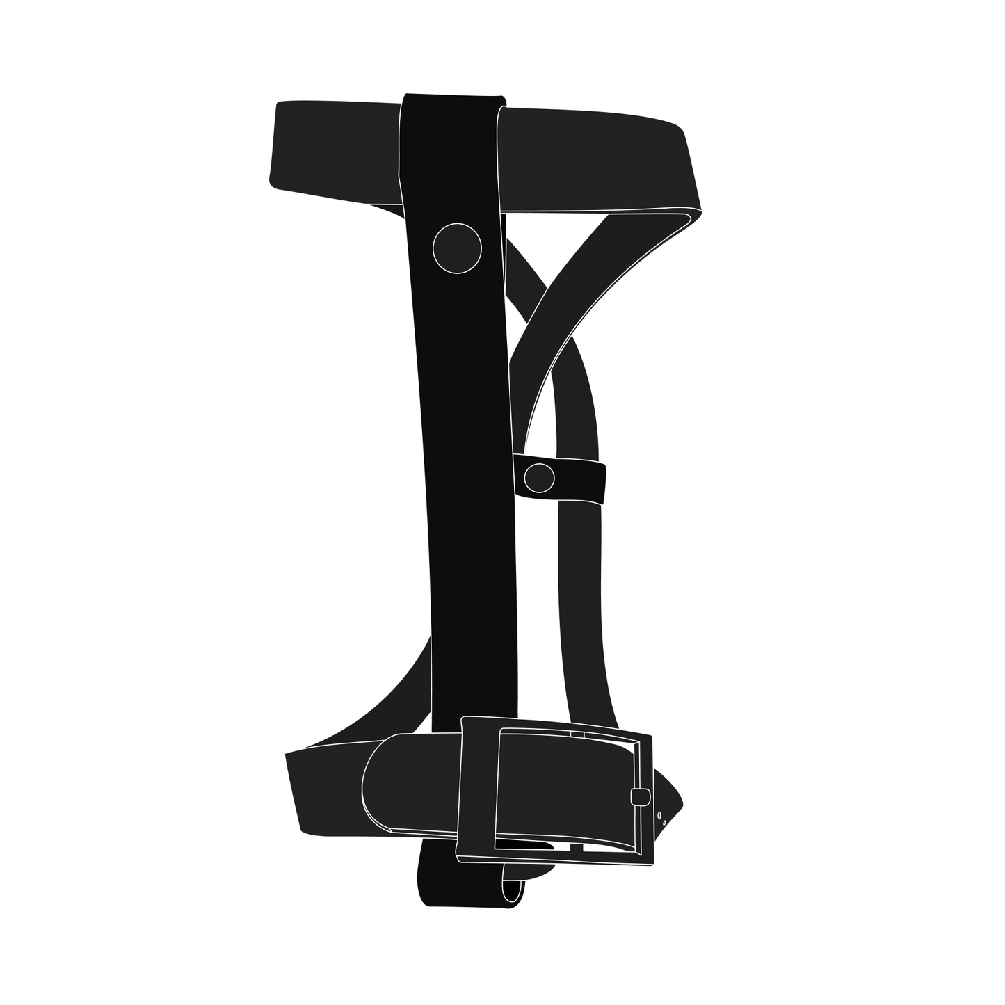 Harness MONO | Matte Black • Black