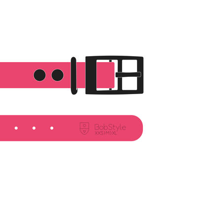 Collar MONO | Matte Black • Pink