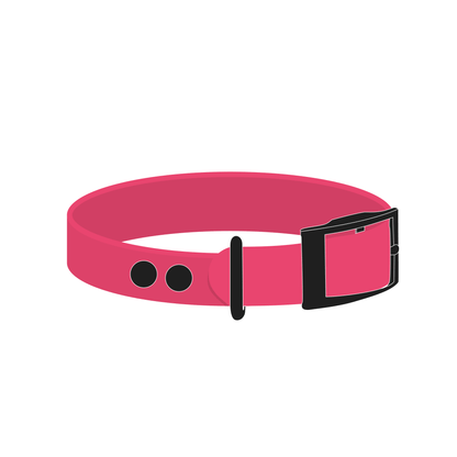 Collar MONO | Matte Black • Pink