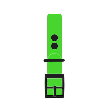 Collar MONO | Matte Black • Neon Green