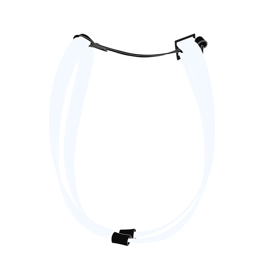 Harness MONO | Matte Black • White