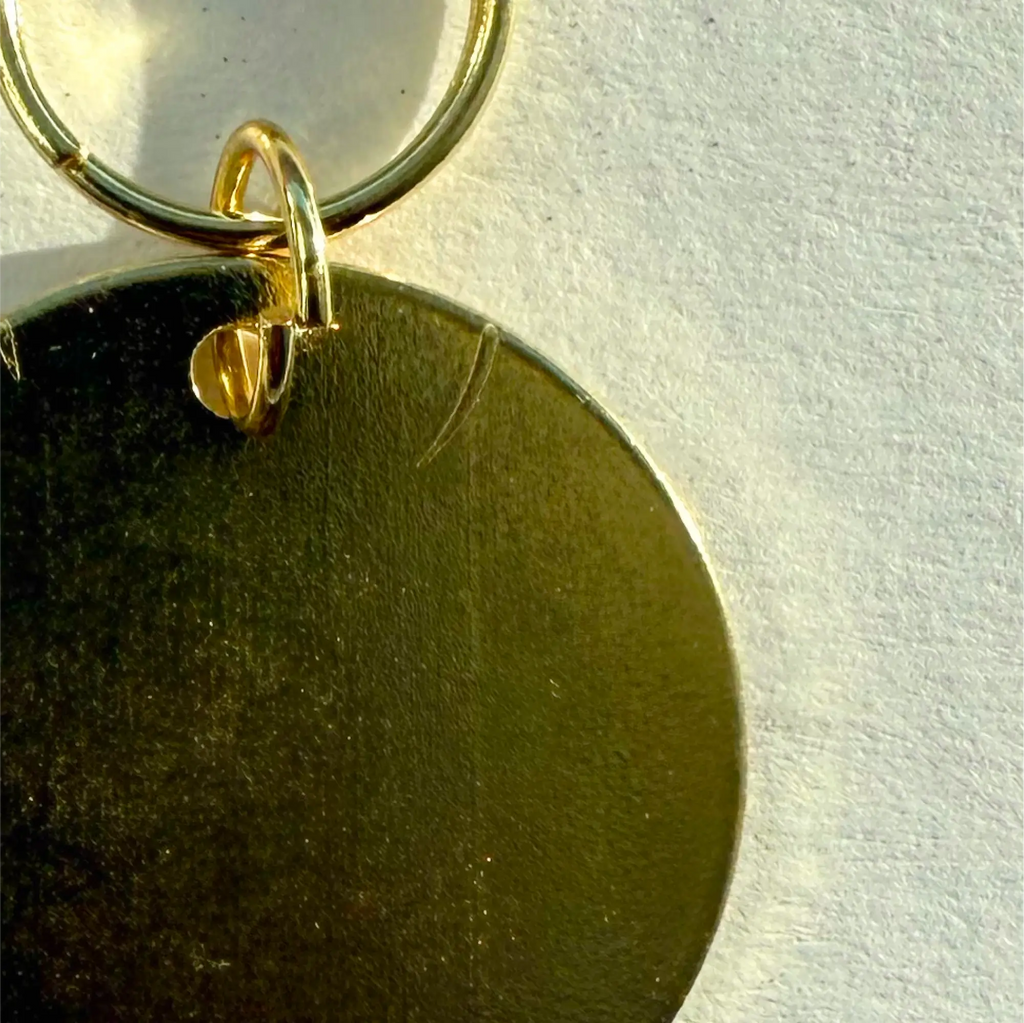 ID-Biléta 30 mm • Sárgaréz