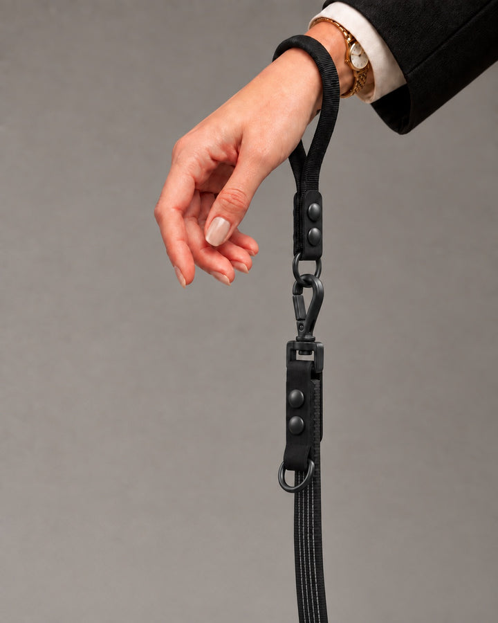 Leash FLEX, Black / Black, kutyán